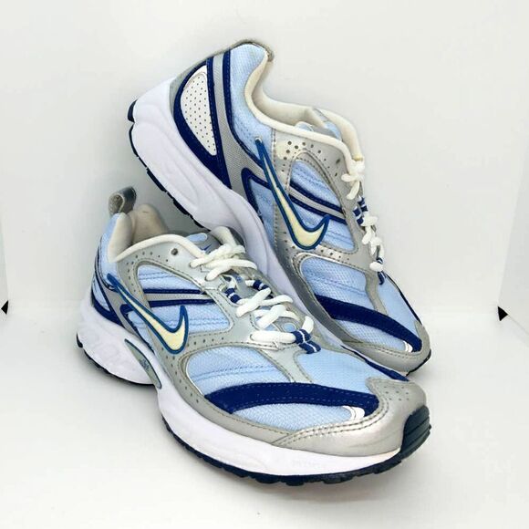 Nike Air Women's Pre-owned Blue/White Running Sneakers - sz. 7 - Picture 1 of 6